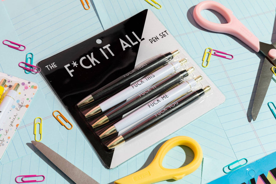 Fuck It All Funny Pen Set