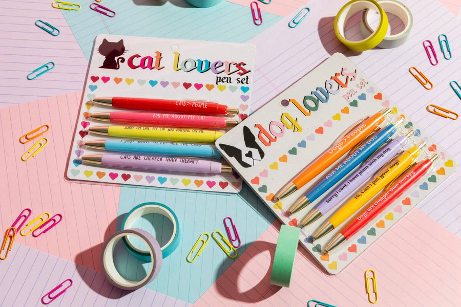 Cat Lovers Fun Pen Set