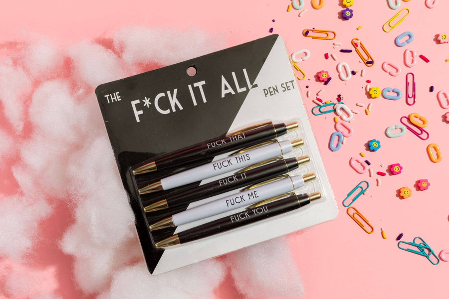 Fuck It All Funny Pen Set