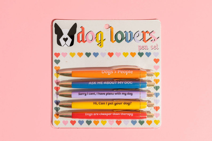 Dog Lovers Funny Pen Set