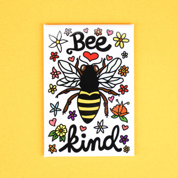 Poppy and Bee Magnet - MAGNET stickers & magnets - GrayDayStudio