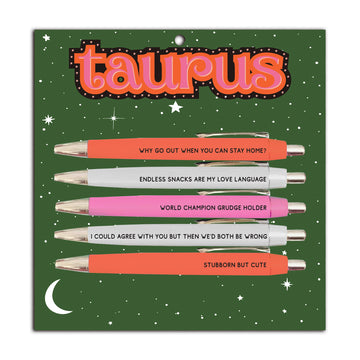 Taurus Funny Astrology Pen Set