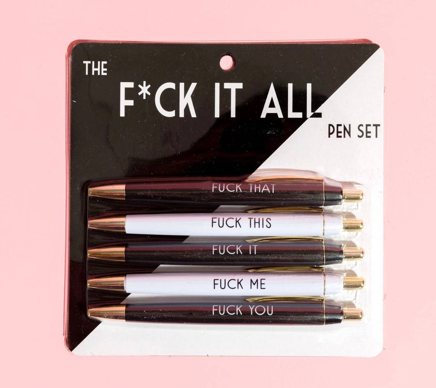 Fuck It All Funny Pen Set