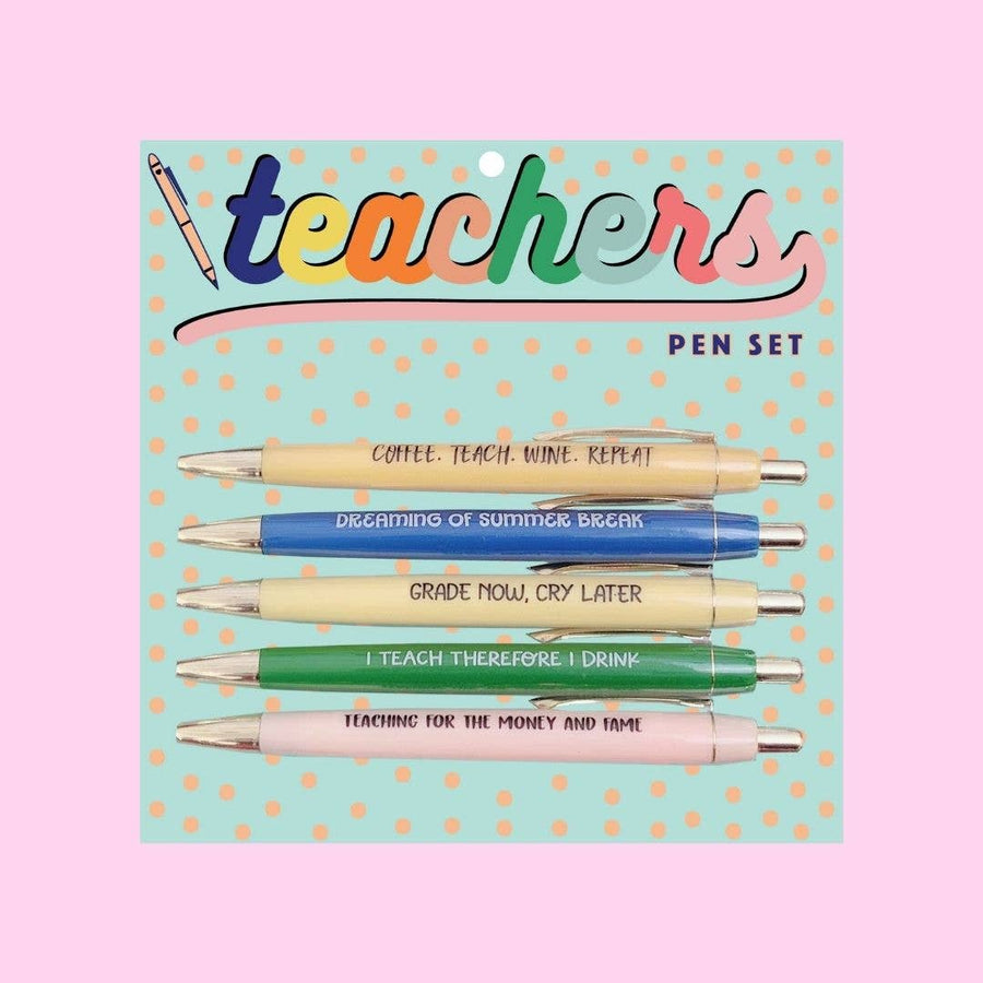 Teachers Funny Pen Set