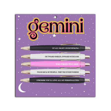 Gemini Funny Astrology Pen Set