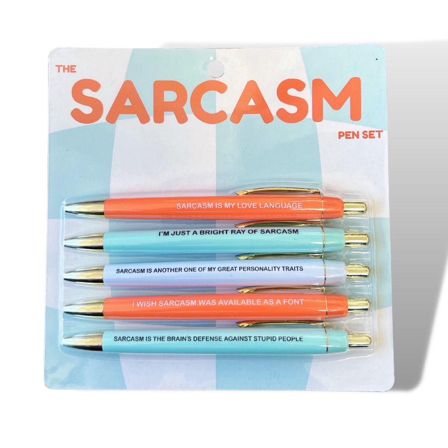 Sarcasm Funny Pen Set